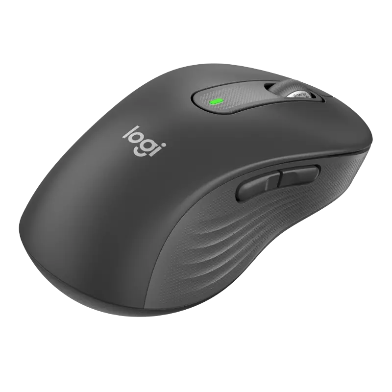 Logitech M650 L, bežični miš, crni, za ljevake