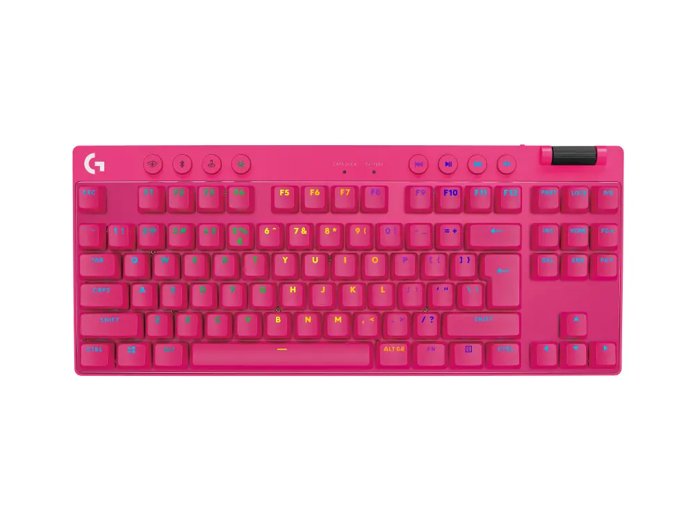 Logitech G PRO X TKL LIGHTSPEED, magenta