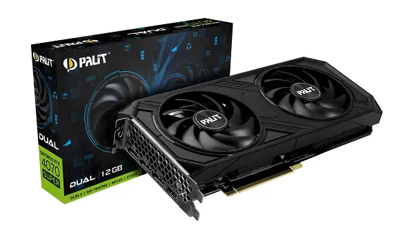 Palit RTX4070Super Dual, 12GB GDDR6X