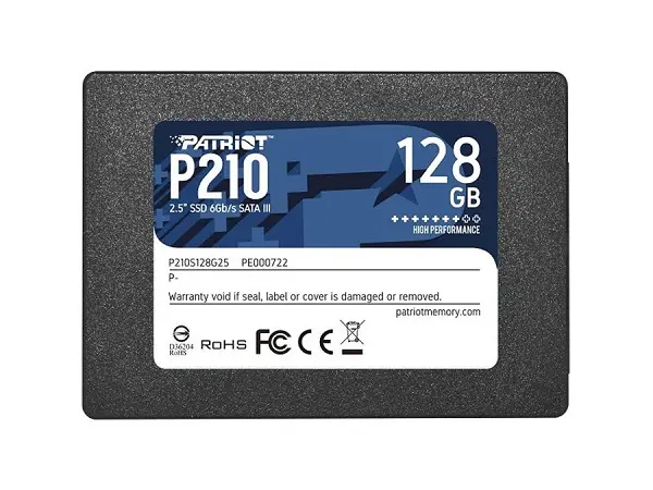 Patriot SSD P210 R520/W430, 128GB, 7mm, 2.5"