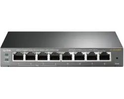 TP-Link TL-SG108PE, PoE 8-port GbE switch, metalno