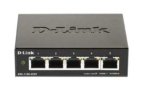 D-link Switch websmart ,DGS-1100-05V2/E