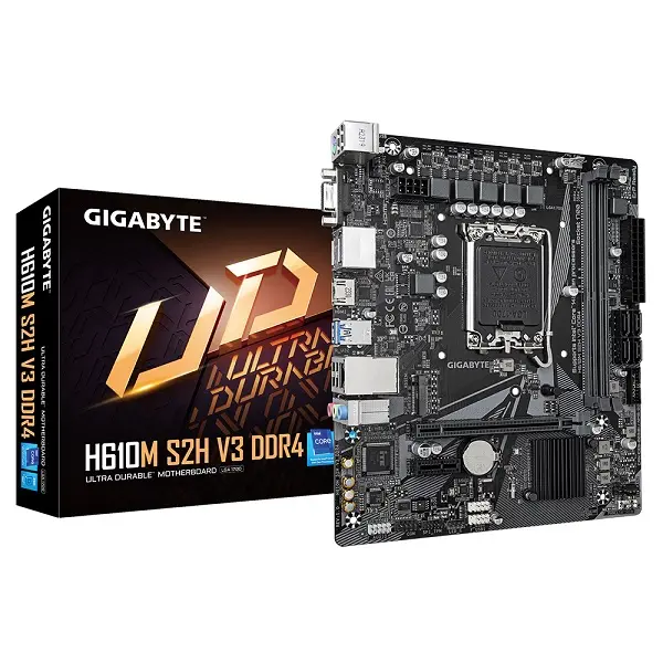 Gigabyte H610M S2H V3, DDR4, s1700