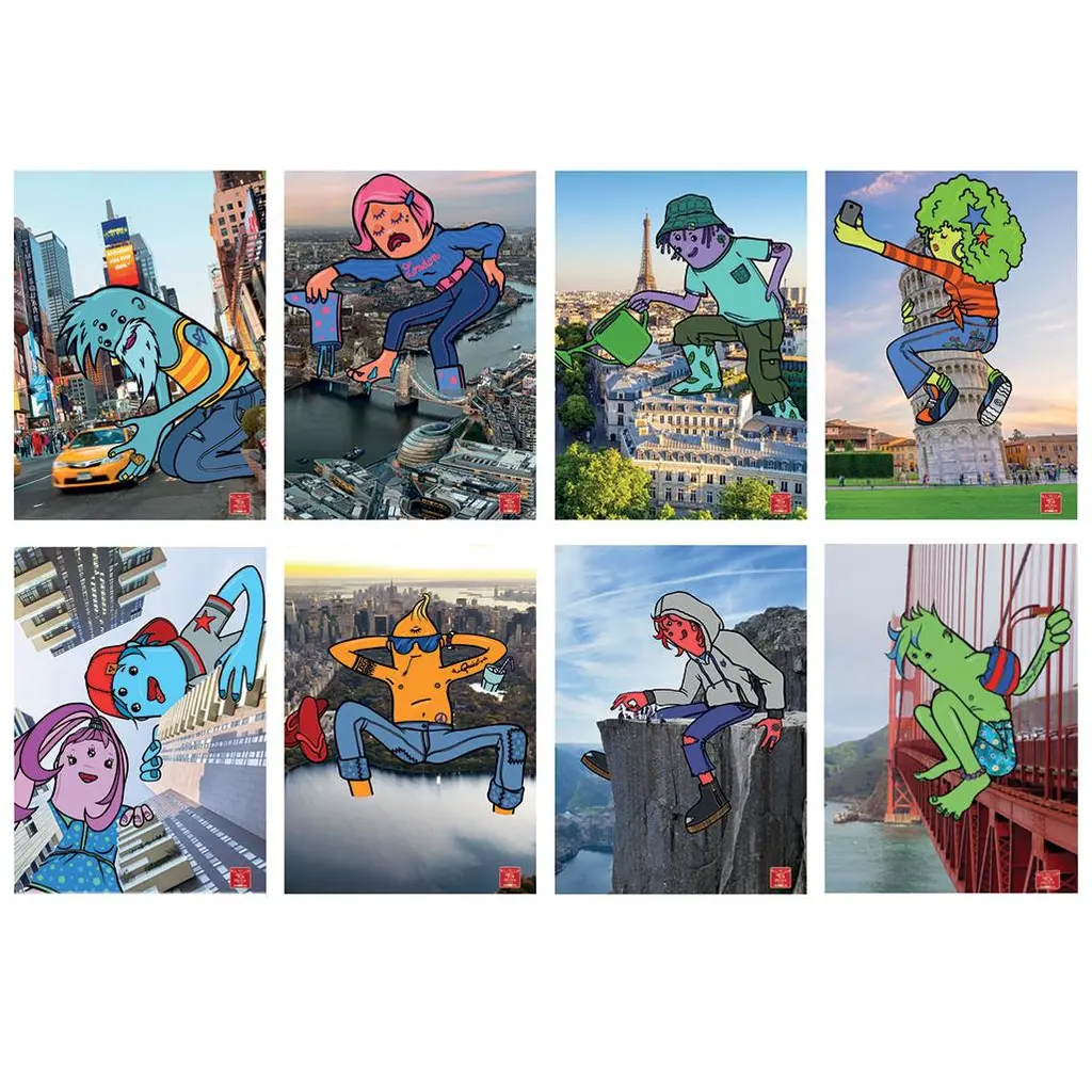 Teka  meki uvez A4 karo Pigna Fancities 42 lista