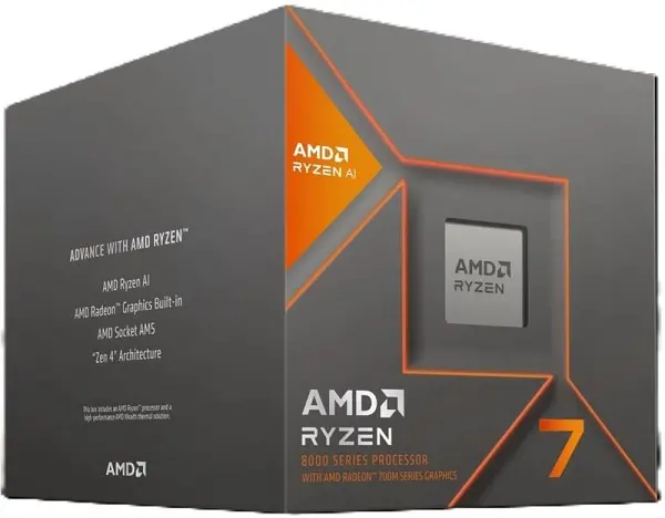 AMD Ryzen 7 8700G, 8C/16T 3,8GHz/5,1GHz, 24MB, AM5