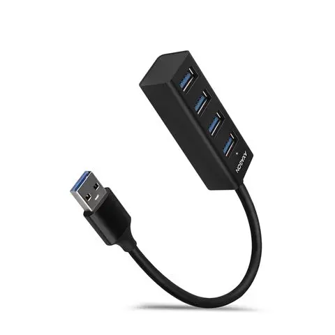AXAGON USB HUB Mini HUE-M1A 4x USB3.2, USB-A cable, 20cm AXAGON USB HUB Mini HUE-M1A 4x USB3.2, USB-A cable, 20cm