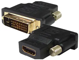 SBOX adapter DVI 24+1 M - HDMI F