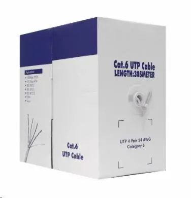 SBOX kabel  UTP Cat6, kruti, 305m 24AWG