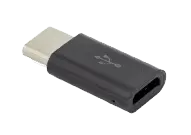 SBOX adapter micro USB ženski-type C muški crni