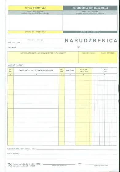TI.I-14/ncr Narudžbenica A4 NN