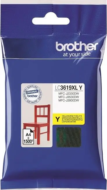 Tinta BROTHER LC-3619XL Yellow