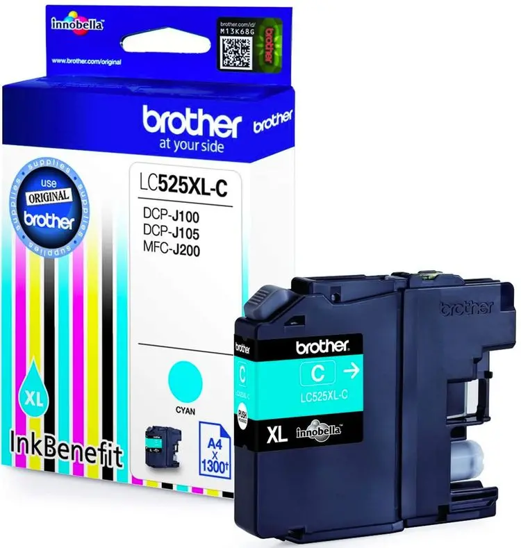 Tinta BROTHER LC-525XL Cyan