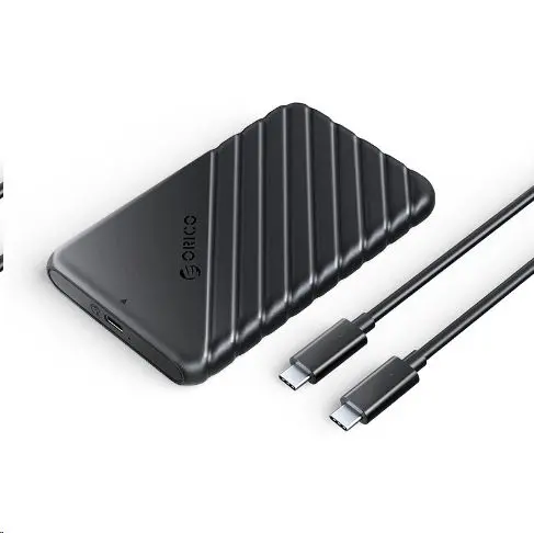 Kućište za 2.5" HDD/SSD ORICO S-ATA USB-C tool free do 9.5mm - crno