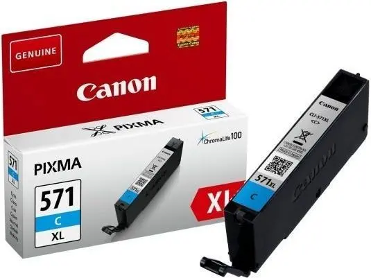 Tinta CANON CLI-571 XL Cyan