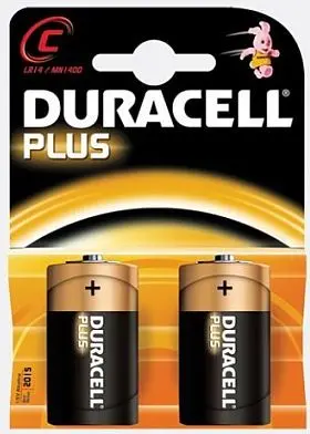 Baterija DURACELL C Plus 2/1