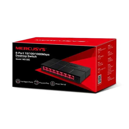 Switch Mercusys MS108G 8-port gigabit