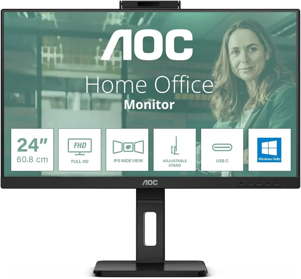 AOC IPS 23,8" 24P3CW, HDMI, DP, USB3-C, pivot, WC