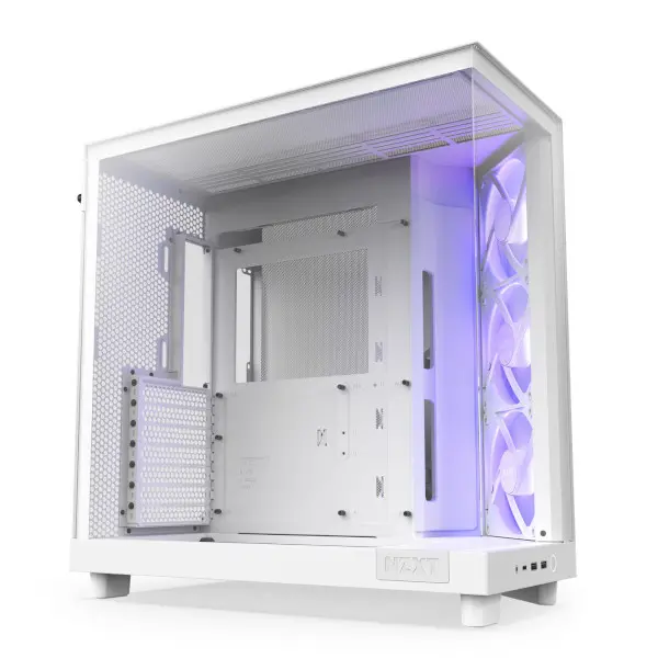 NZXT H6 Flow RGB, bijelo bez napajanja, ATX