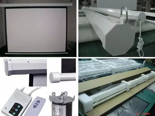 Projekcijsko platno 203 x 203 automatsko s motorom