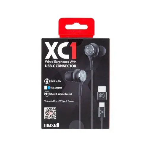 Maxell XC1 USB-C slušalice, crne