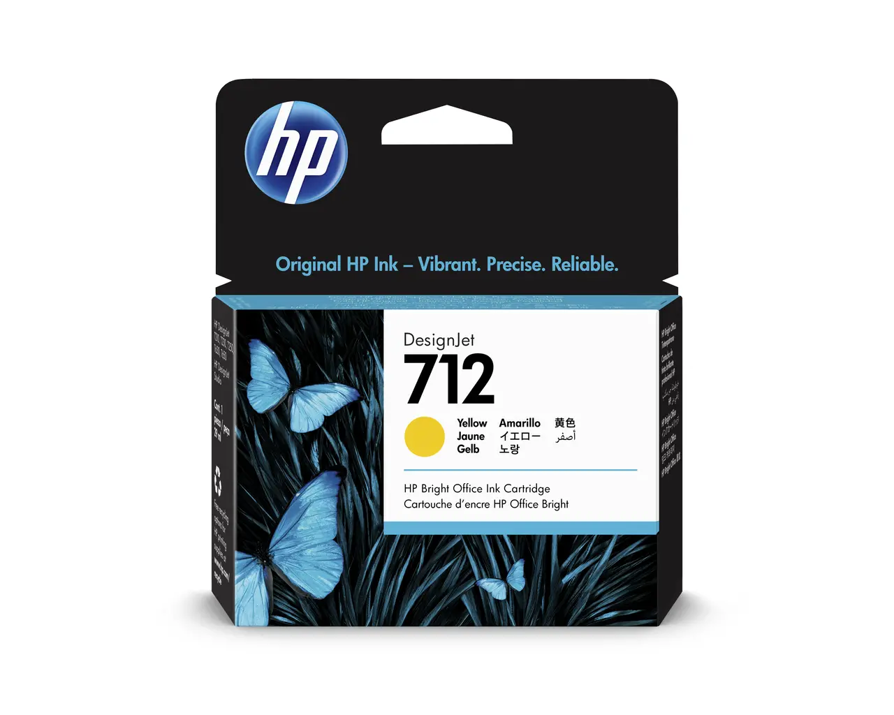 Tinta HP 3ED69A Yellow No.712 (MMG)