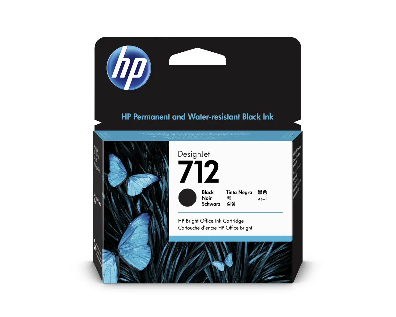 Tinta HP 3ED71A Black No.712 (MMG)