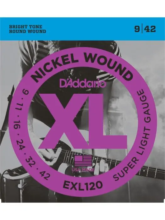 Žice Za Gitaru El.D'Addario EXL120 9-42