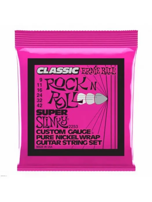 Žice Za Gitaru El.Ernie Ball 9-42 2253 Super Slinky