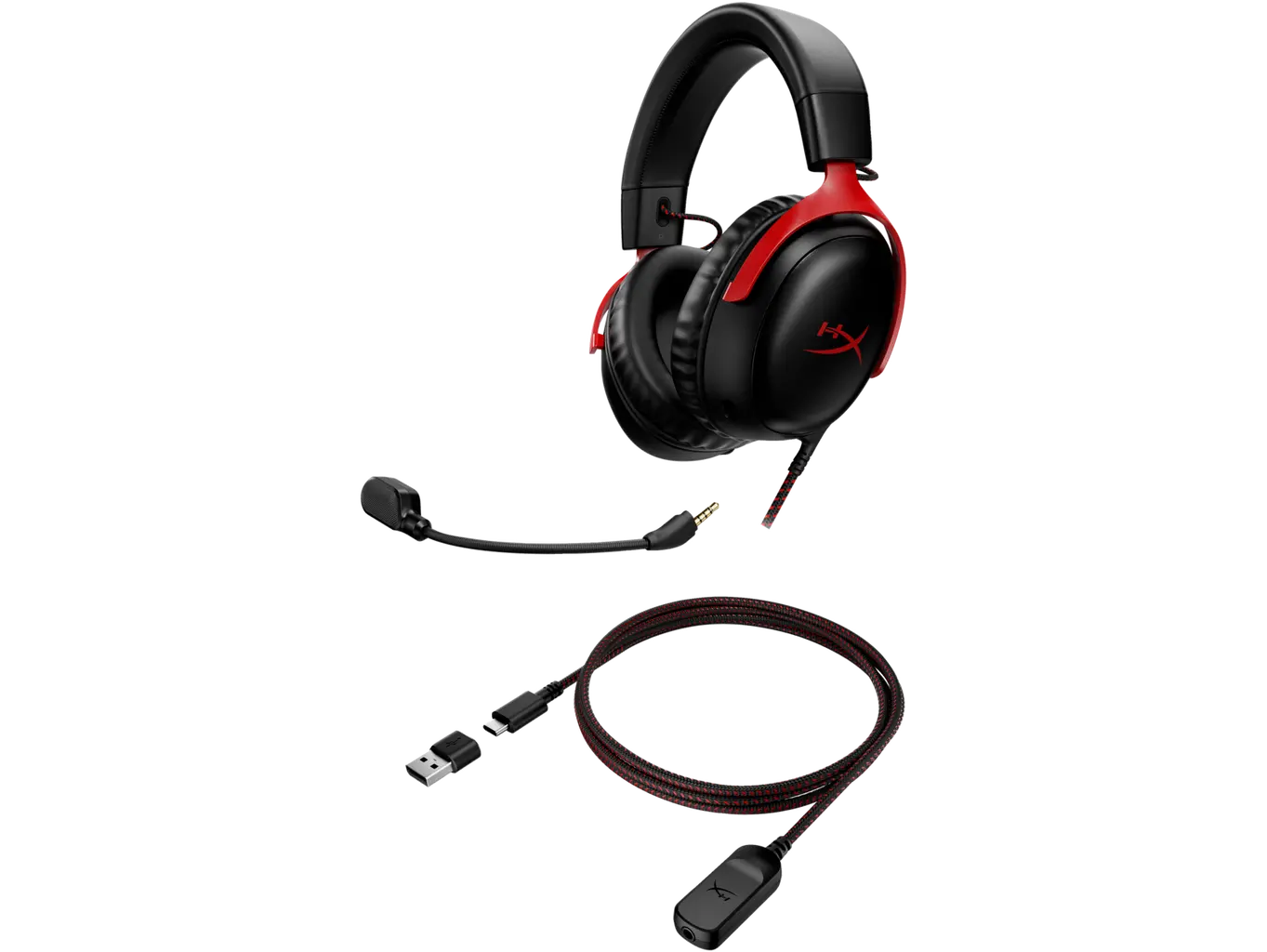 HP žičane slušalice HyperX Cloud III Black/Red Gaming, 727A9AA