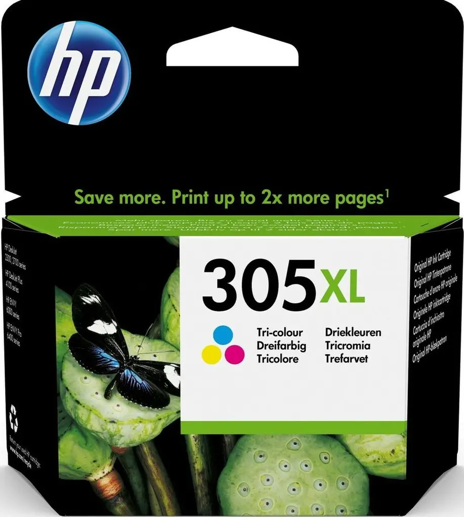 Tinta HP 3YM63AE Tri-color No.305XL (MMG)