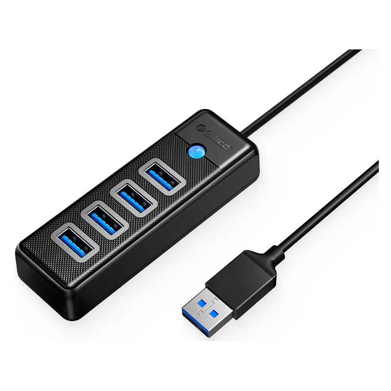 USB HUB ORICO PW4U-U3-015-BK-EP, USB-A na 4xUSB-A 3.0