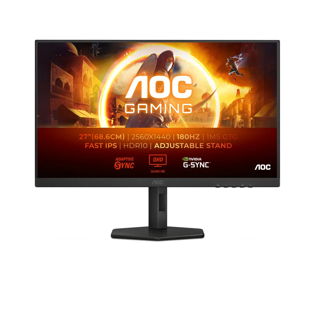 AOC Q27G4XF, IPS 27", DP, HDMI, 180Hz, QHD, HAS