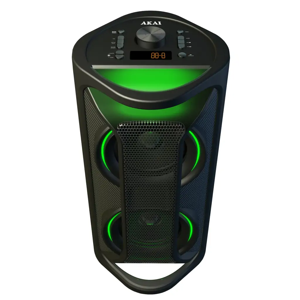 Zvučnik AKAI Party Speaker 200, BT, FM, 40W crni