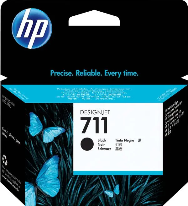 Tinta HP CZ133A Black No.711 (MMG)