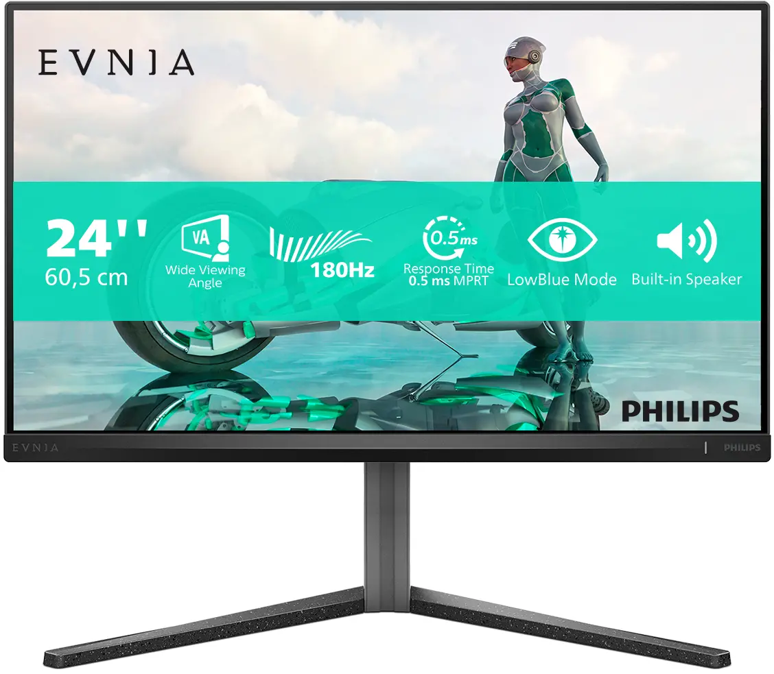 Philips IPS 24" 24M2N3200A, 2xHDMI, DP, 180Hz, HAS