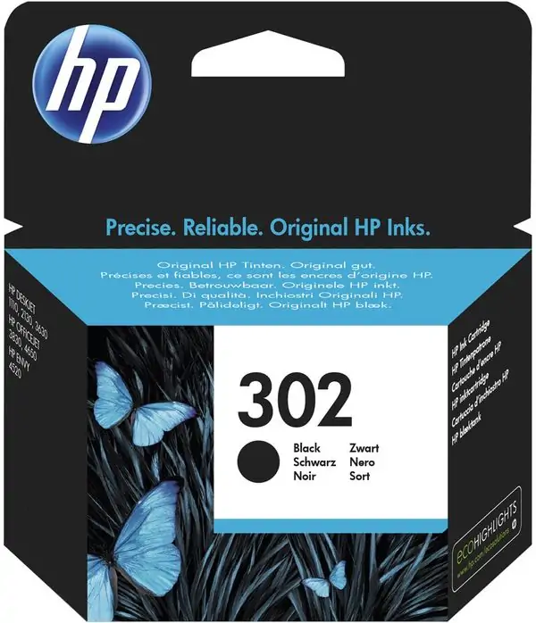 Tinta HP F6U66AE Black No.302 (MMG)