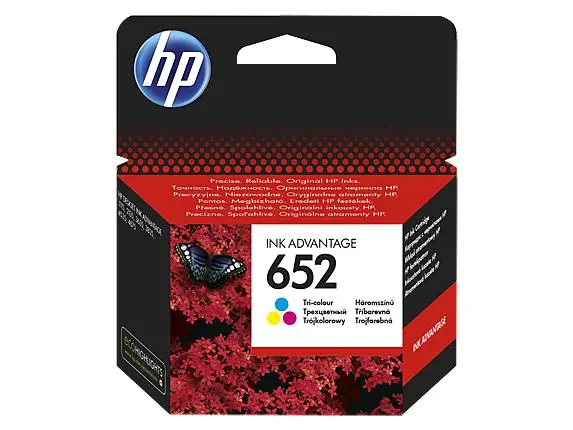 Tinta HP F6V24AE Tri-color No.652 (MMG)