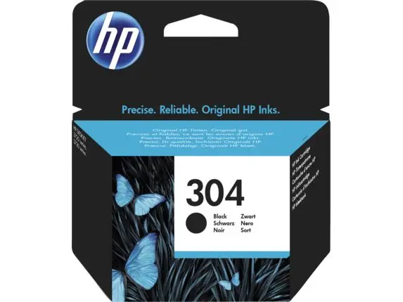 Tinta HP N9K06AE Black No.304 (MMG)