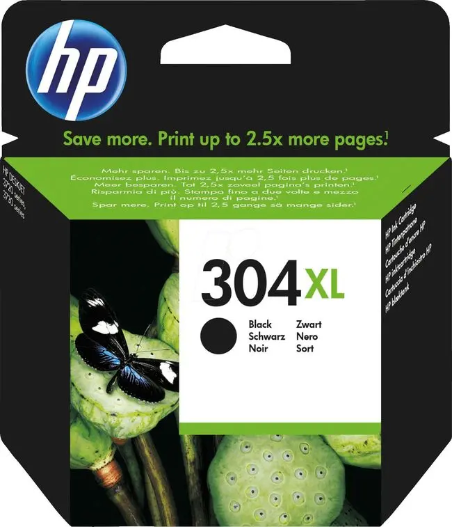 Tinta HP N9K08AE Black No.304XL (MMG)