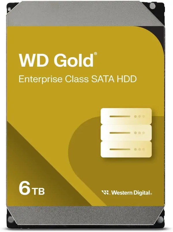 HDD Interni WD Gold Enterprise Class 6TB 3,5" SATA WD6004FRYZ