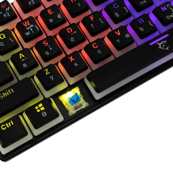 Tipkovnica WHITE SHARK GK-2202 Ashiko plavi switch - crna mehanička HR