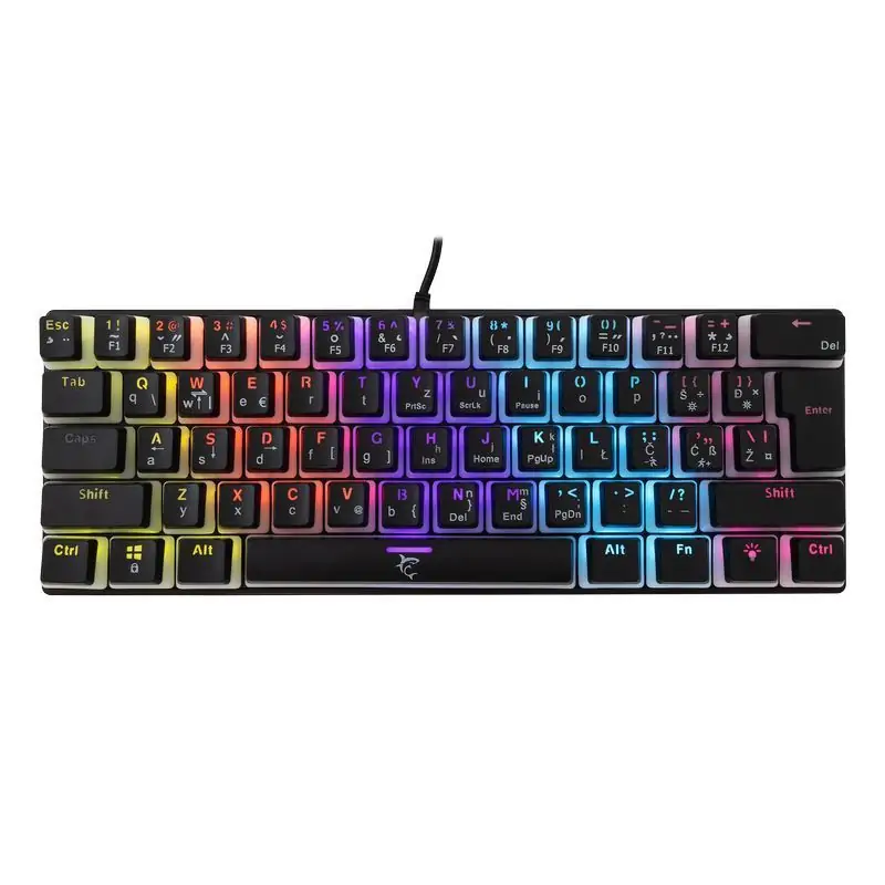 Tipkovnica WHITE SHARK GK-2202 Ashiko plavi switch - crna mehanička HR