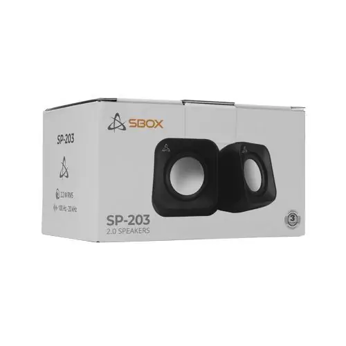 Zvučnici SBOX SP-203 2.0 crni