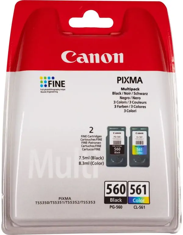 Tinta CANON PG-560 + CL561 Multipack+Photo papir 50kom