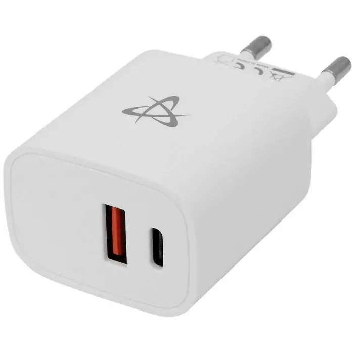Adapter za napajanje SBOX HC-45 220V=> 1x USB-A + 1x USB-C - kućni punjač QC 45W GaN