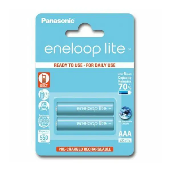 Baterija PANASONIC Rechargeable 550mAh AAA ENELOOP lite - B2