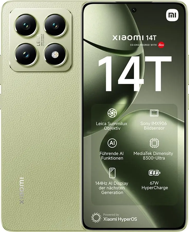 Mobitel XIAOMI 14T 5G 12GB 256GB DualSIM - Lemon Green