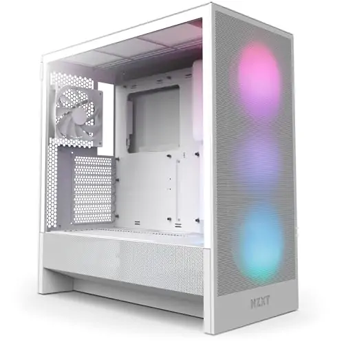 NZXT H5 Flow RGB 2024, bijelo bez napajanja, ATX