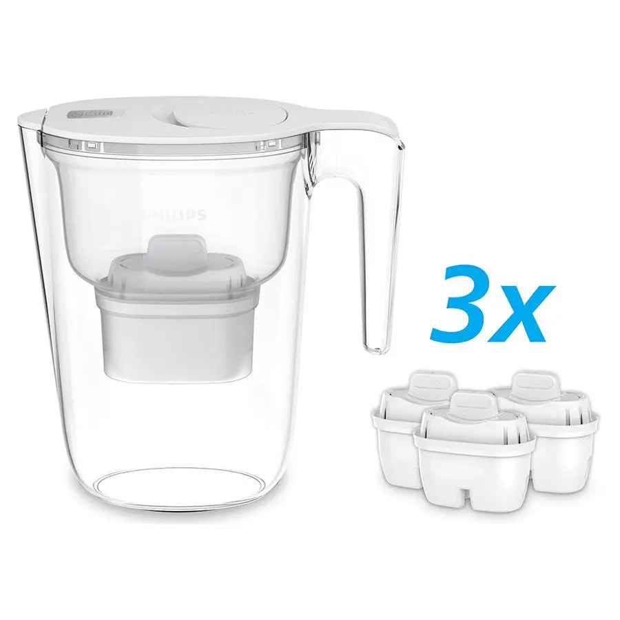 Philips vrč s filterom za vodu 2,6l AWP2933 WHT+ 3f