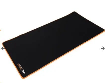 Podloga za miš Baracuda BGMP-011 WALRUS Crna/narančasta 800x400 XL